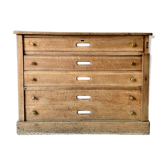Meuble de métier en chêne - Commode