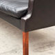 Canapé et 2 fauteuils scandinaves en cuir