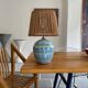 Ceramic lamp signed vintage