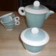 Coffee pot, sugar pot and cups Digoin