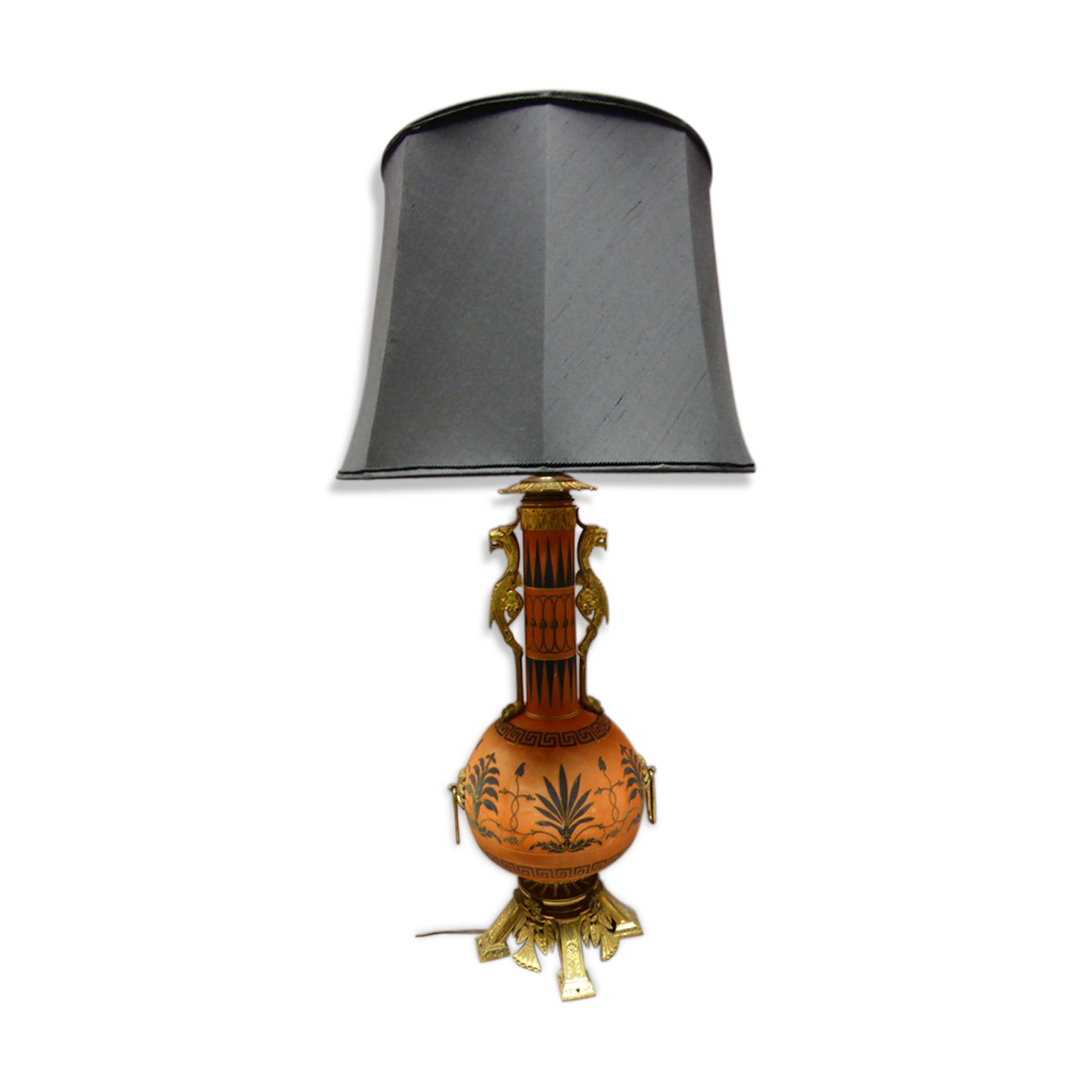 Lamp porcelain Napoleon III