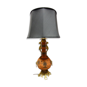 Lampe en porcelaine Napoléon
