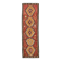 Red & Beige Oriental Vintage Kilim Runner Rug, 81x261Cm