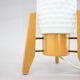 1960s rocket table lamp, Czechoslovakia