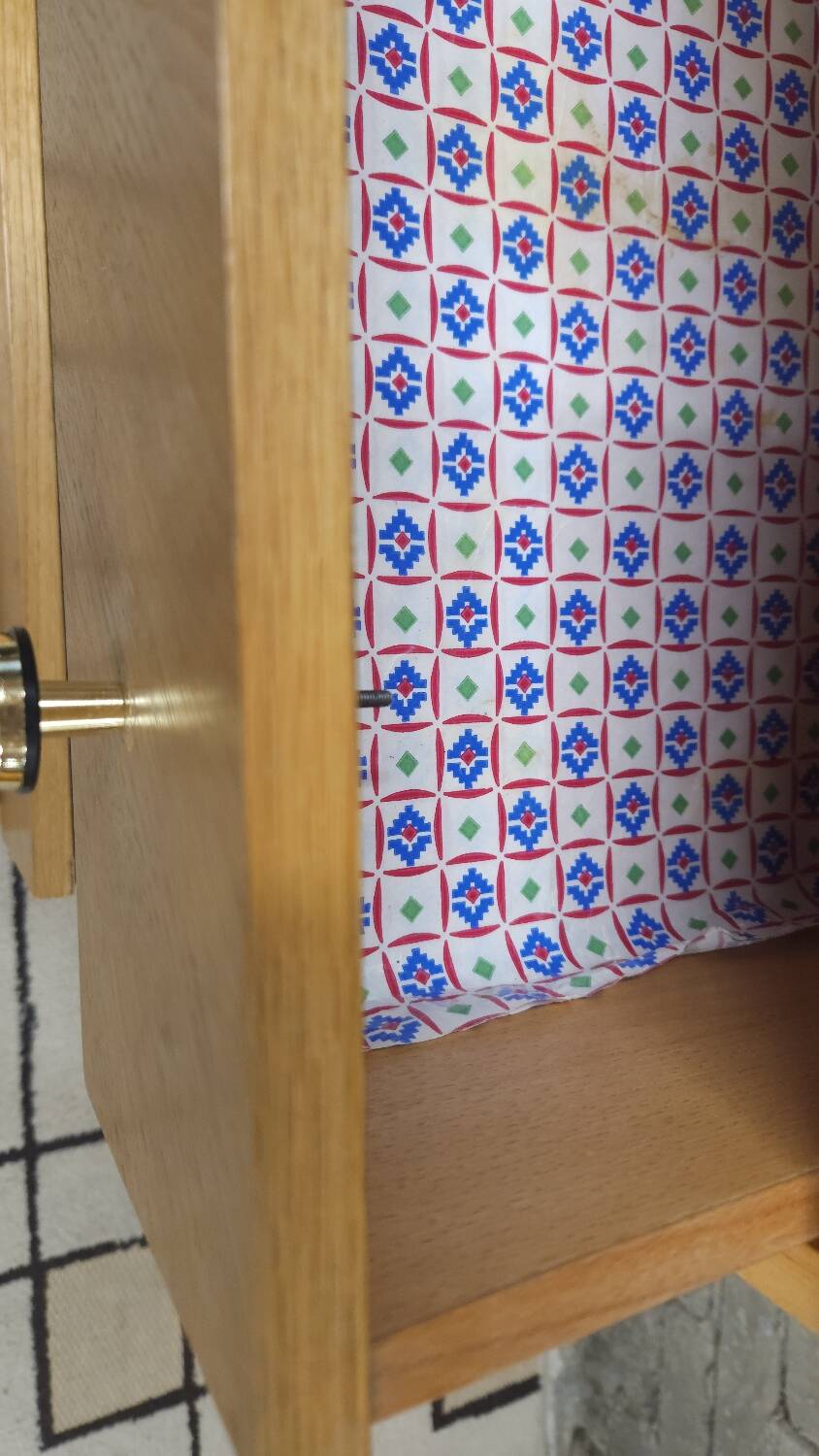 Commode 4 tiroirs année 1970 vintage