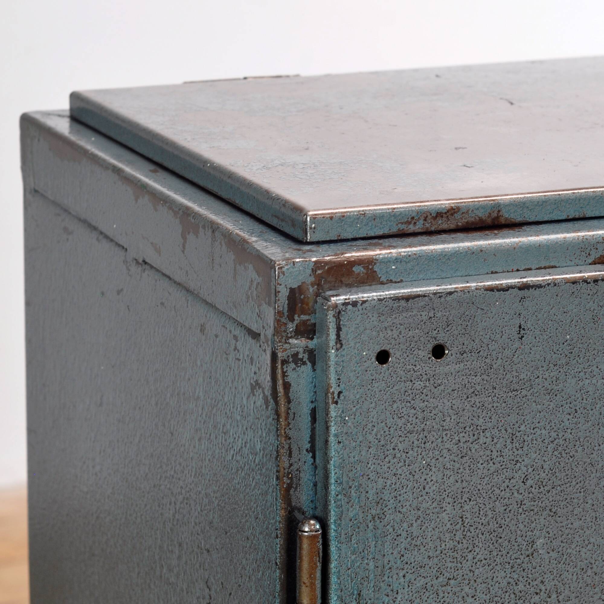Iron industrial cabinet, 1970s
