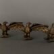 Three bronze eagles Napoleon III 19th century golden patina