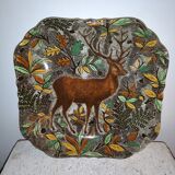 Flat jatte earthenware Gien Rambouillet