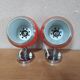 Paire d'appliques eyeball orange
