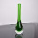Green soliflor sommerso vase by seguso, murano, italy, 1970