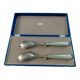 White metal Art Deco salad cutlery