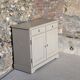 Gray pine sideboard