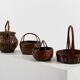 Ensemble de paniers Ikebana en bambou Maeda Chikubōsai periode Meiji