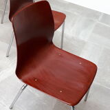 Set of 4 chairs Pagholz 60s