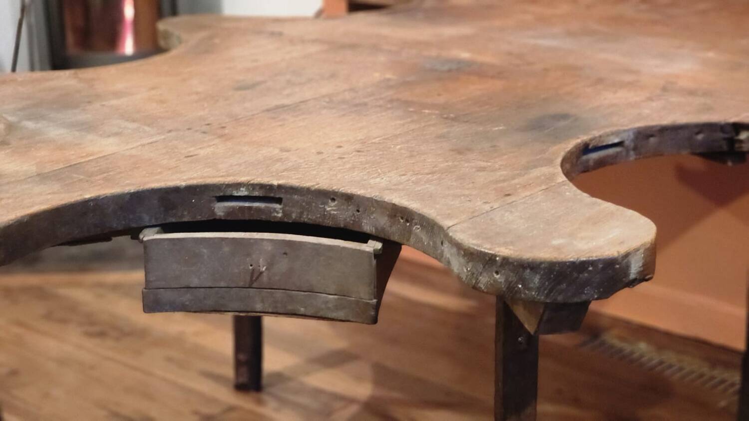 Vintage jeweller's workbench from the 1930s/1940s.