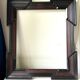 Antique large wooden frame 57  cm x 50  cm