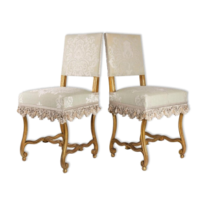 Paire de chaises, os