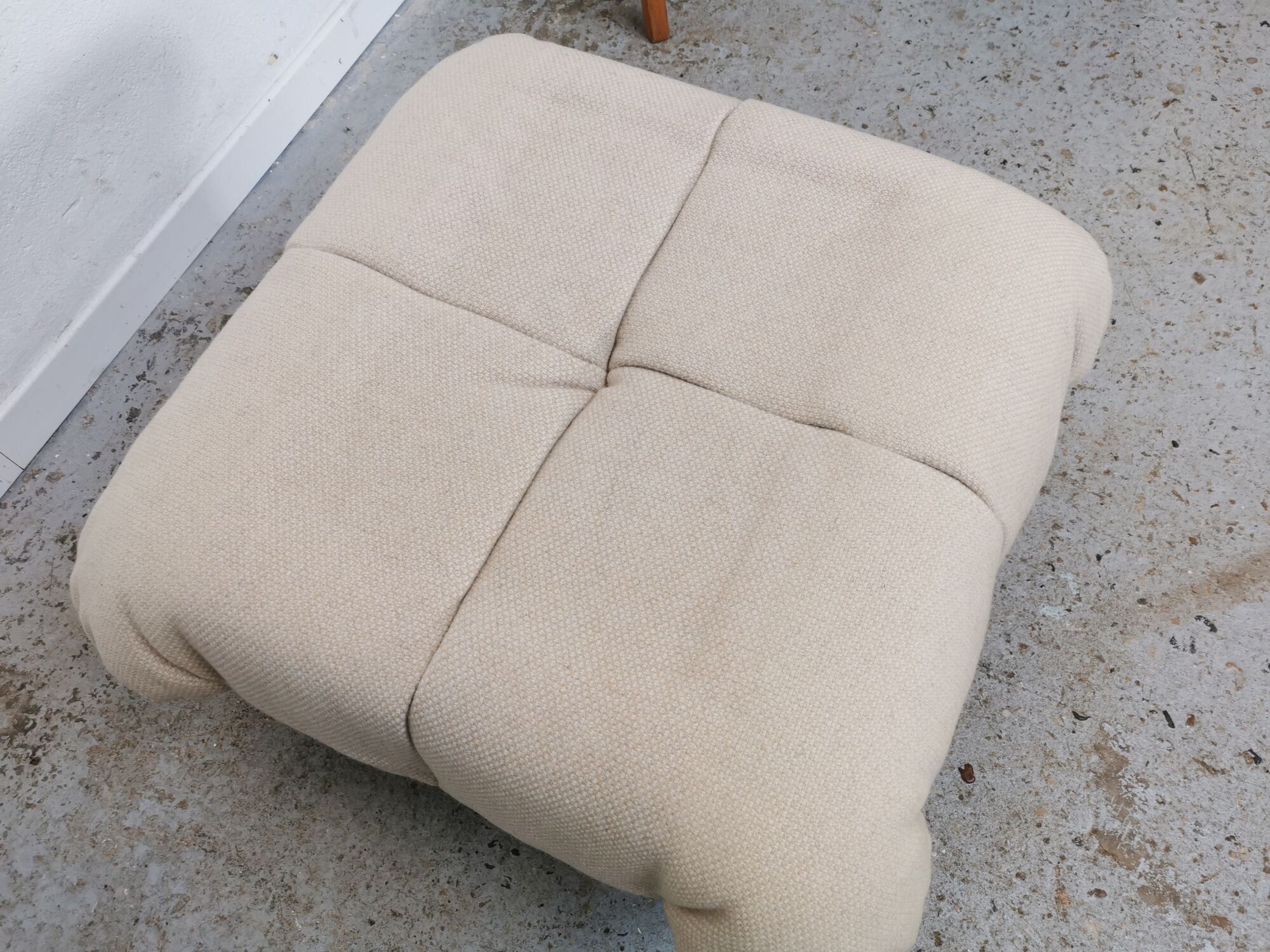 Pouf Gao by Jean Paul Laloy for Cinna vintage design 1970