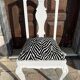Antique Baroque chair redesigned in Zebra fabric