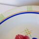 1 vintage hollow round plate from the Gien factory, model Robinson 2106106.