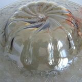 Decorative dish in blown glass - art deco