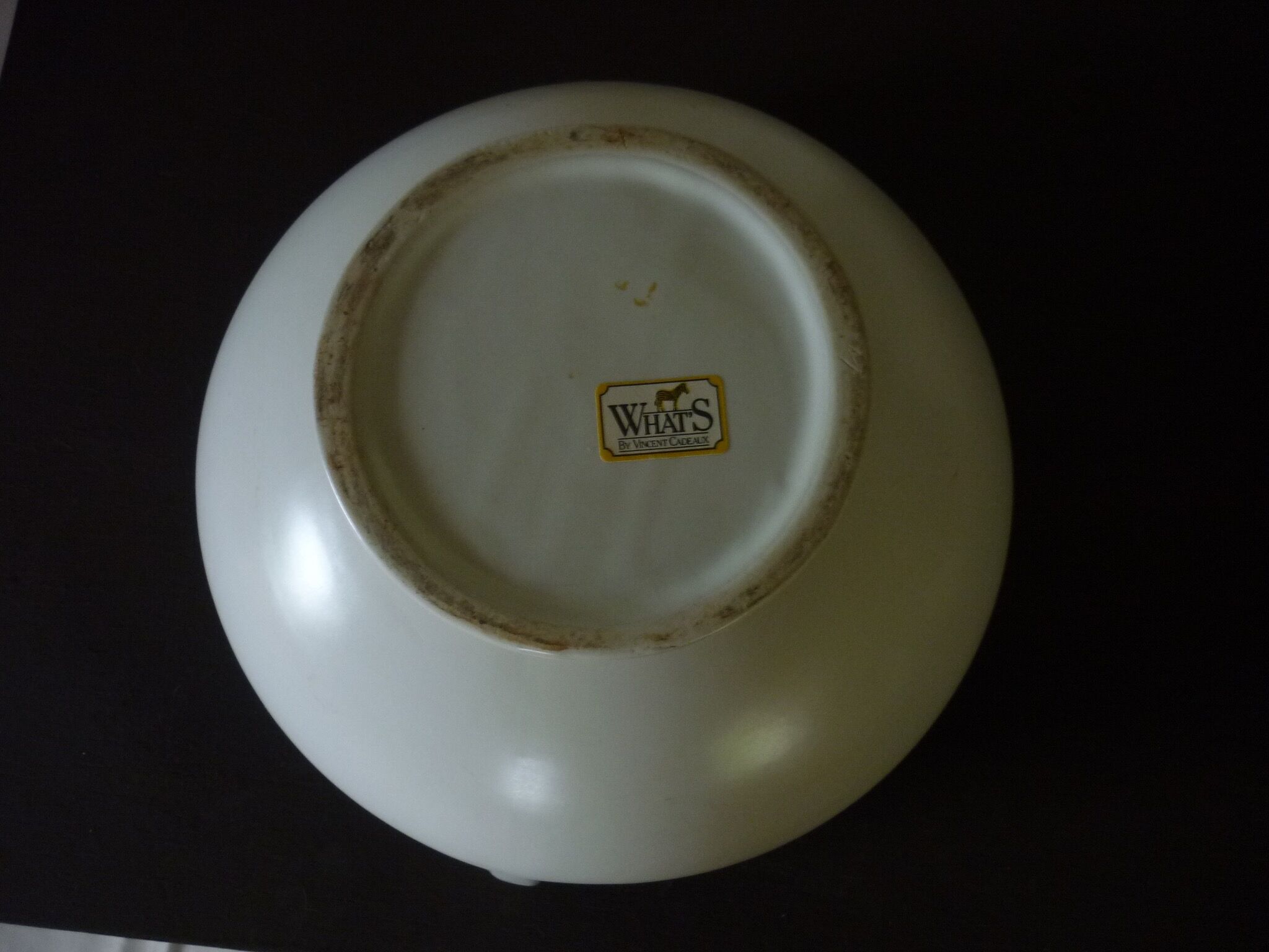 Beige ceramic vase What's