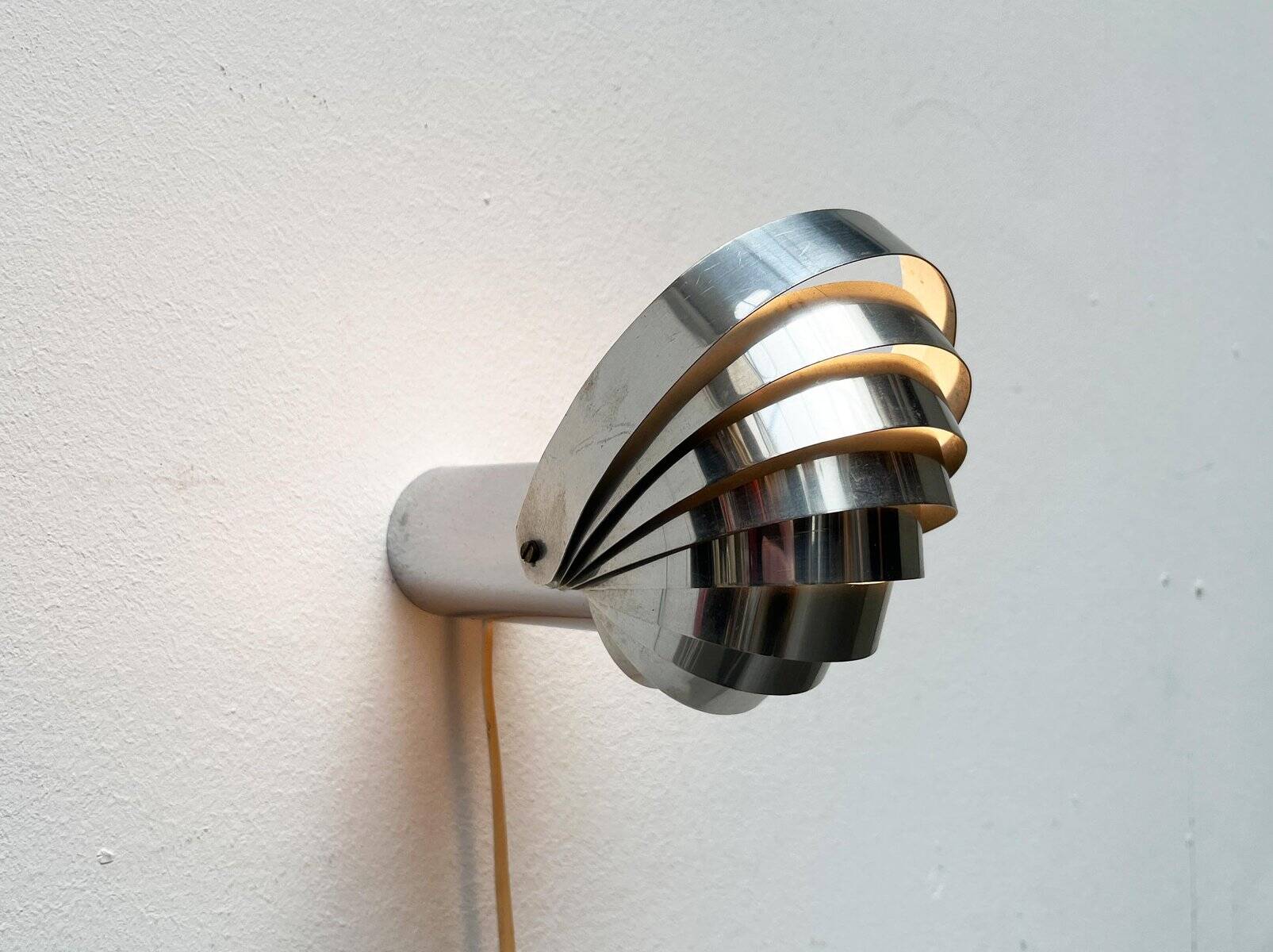 Vintage Space Age Swiss Model Visier Magnetic Wall Lamp by E. R. Nele for Temde, 1970s