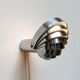 Vintage Space Age Swiss Model Visier Magnetic Wall Lamp by E. R. Nele for Temde, 1970s