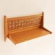 1960's Wooden Wall Shelf