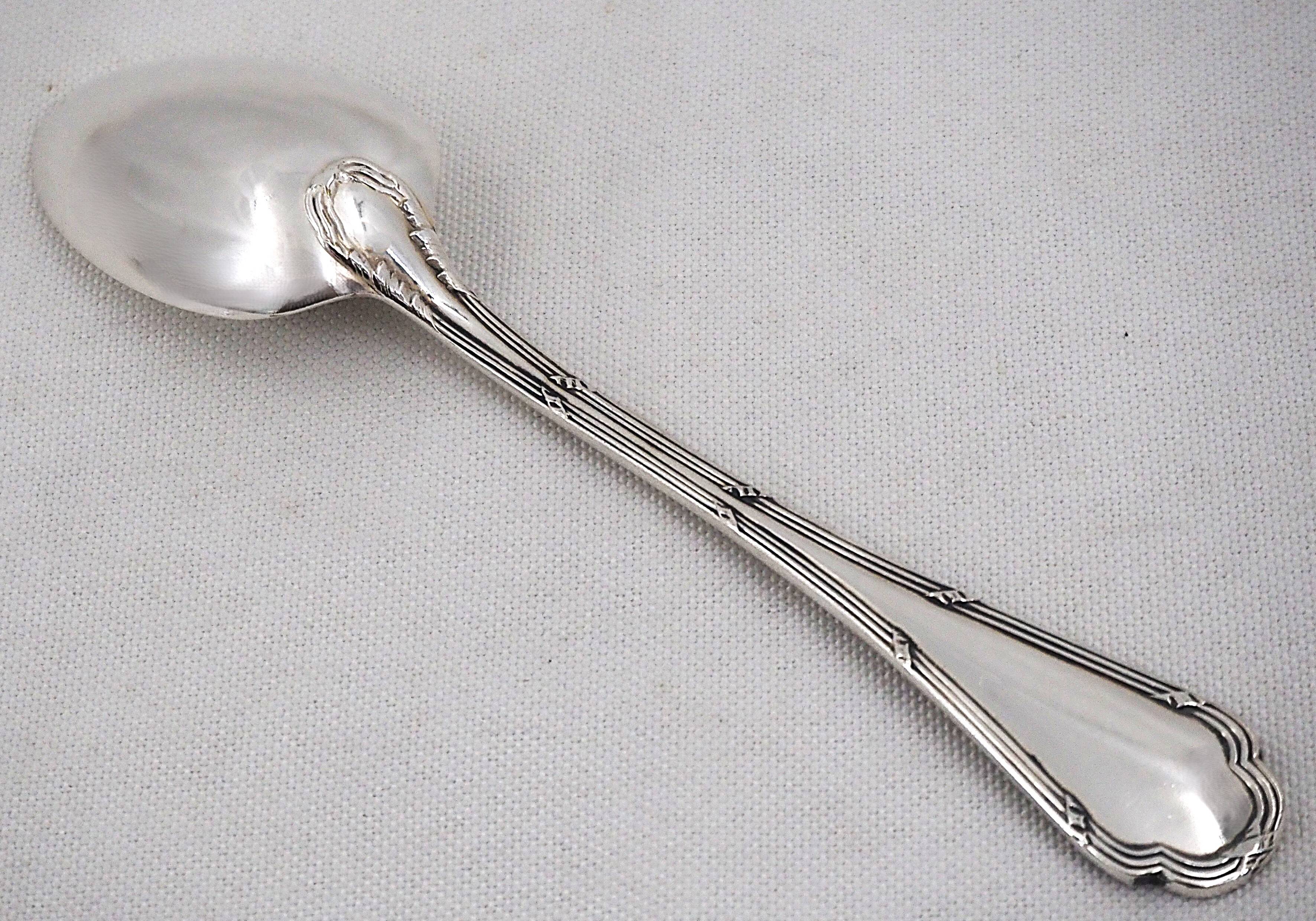 Share Ercuis Trianon 10 dessert spoons, silver-plated, 17.5 cm, e