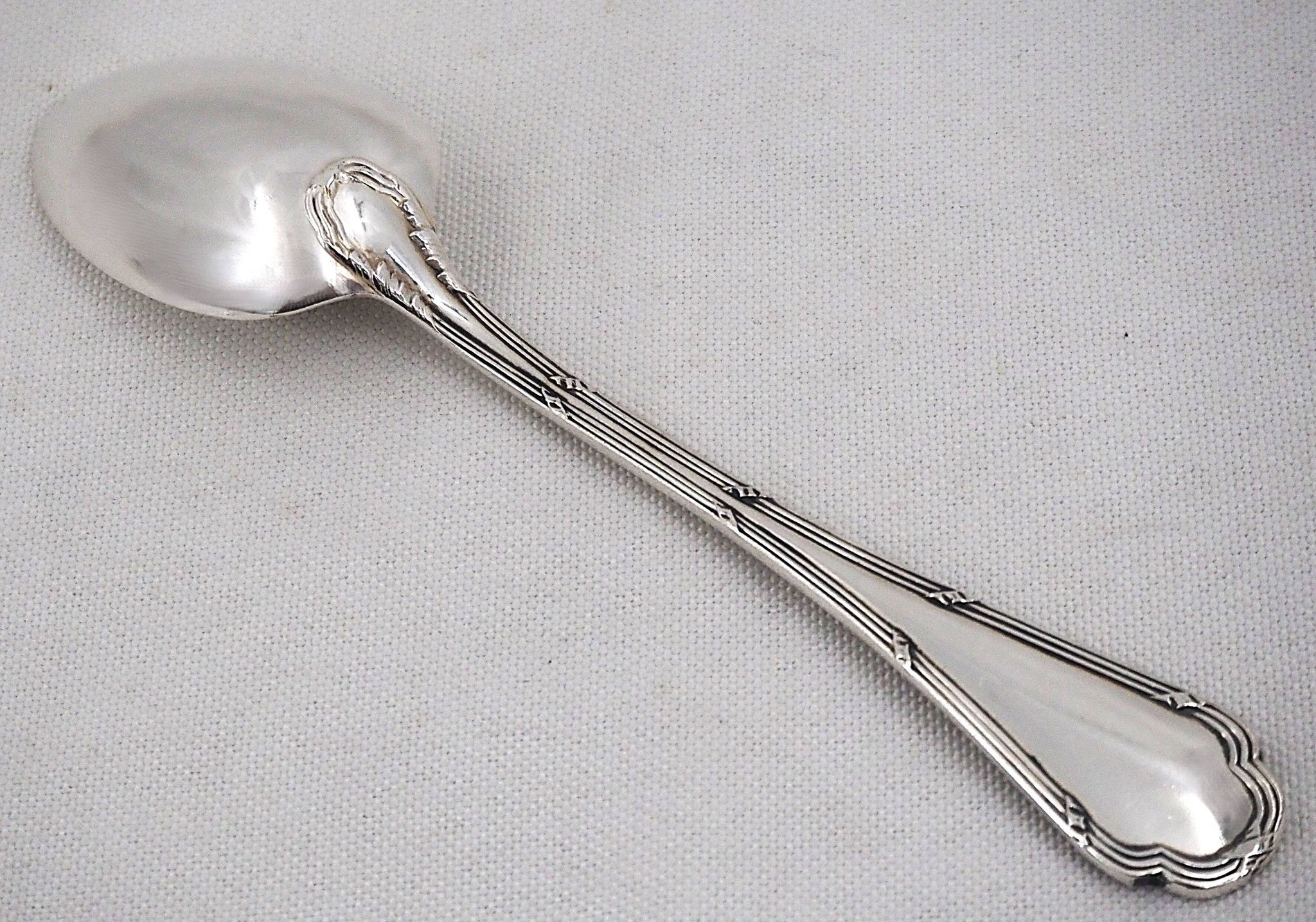 10 cuillères à entremets, métal argenté, 17,5 cm, Ercuis Trianon