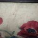 Grande huile sur toile, vase fleuri, Gustav Choley