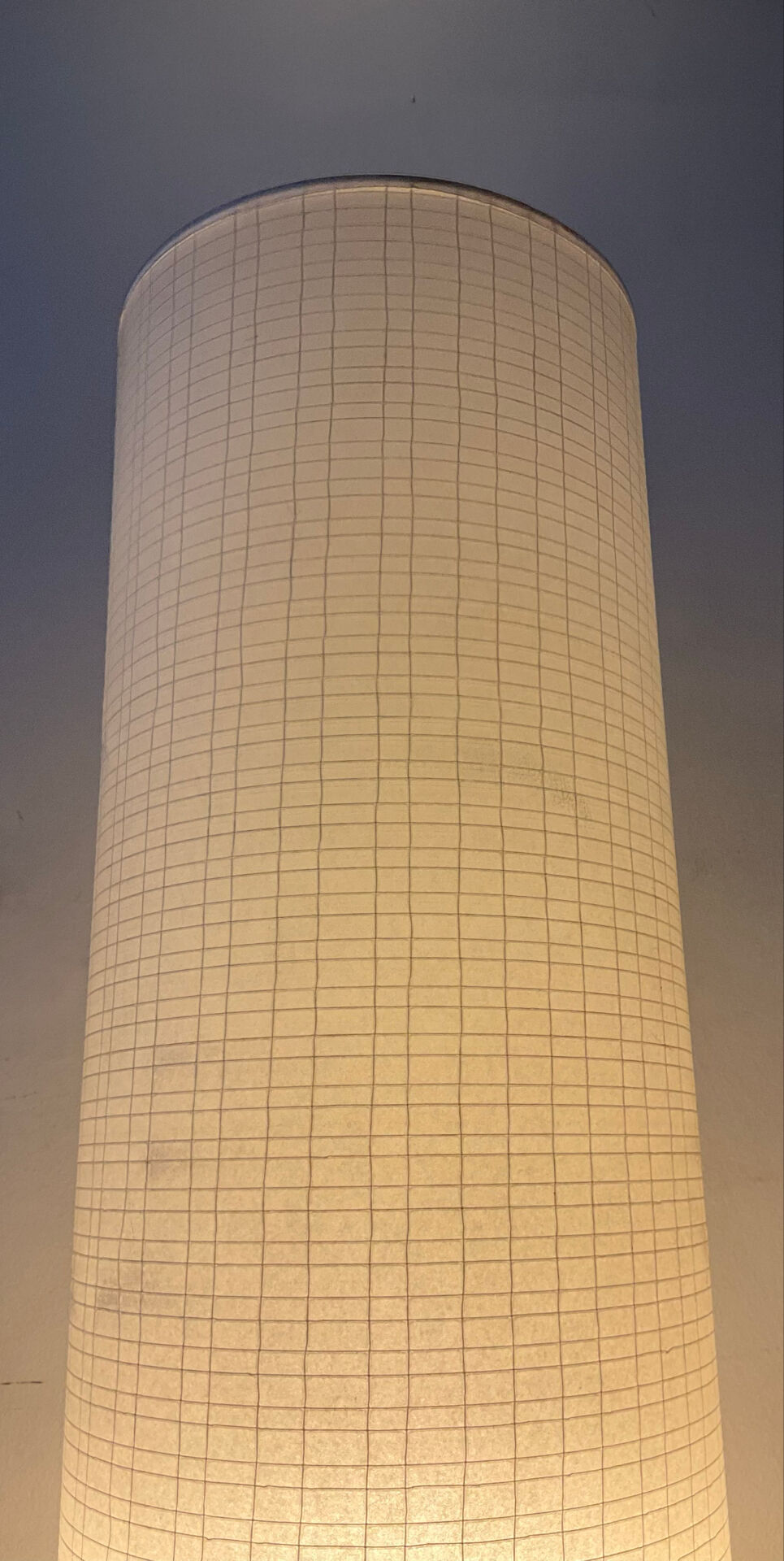 Vintage tube floor lamp from the 70s-80s.