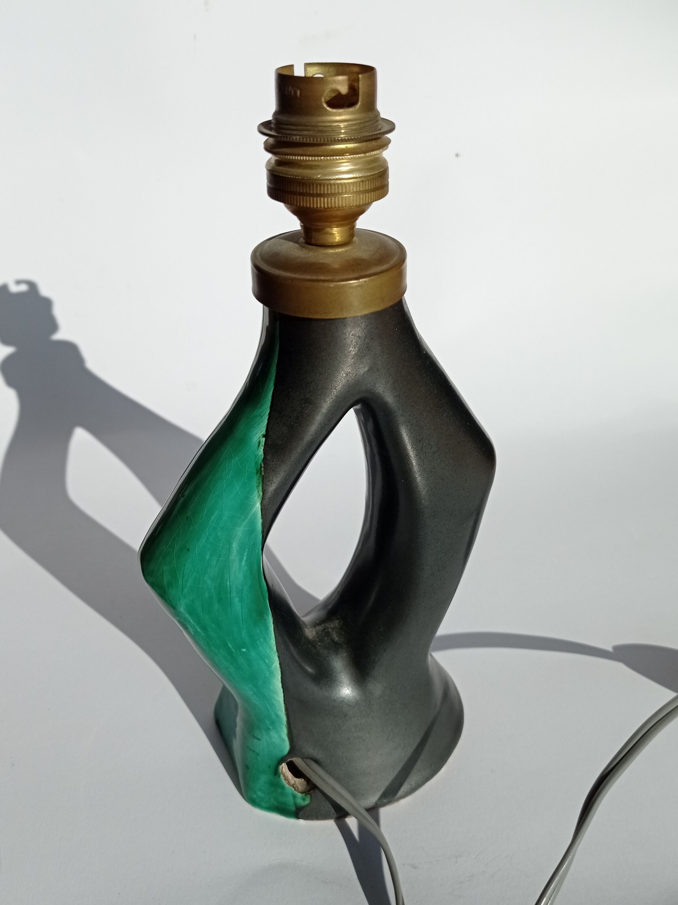 Lampe en céramique années 60