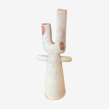 Terracotta candle holder