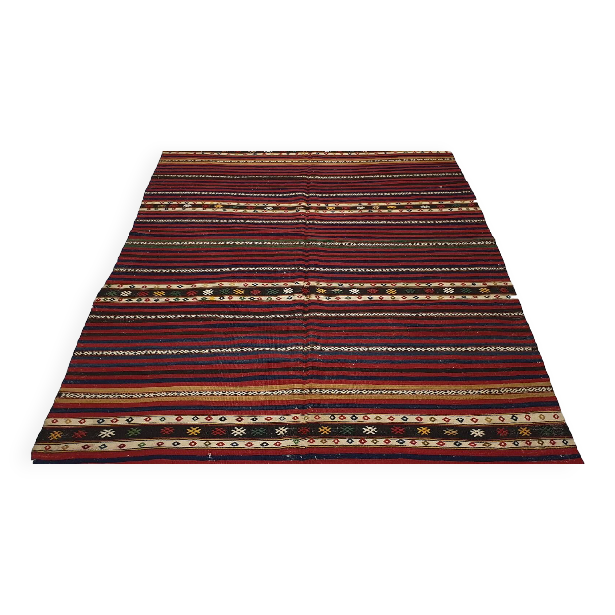 Turkish kilim rug, 208x142 cm, MYK-825
