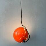 Small red adjustable Artimeta eyeball pendant lamp