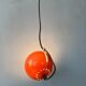 Small red adjustable Artimeta eyeball pendant lamp