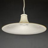 Beige Murano Glass Pendant Light from the Mid-Century, Italy, 1970s