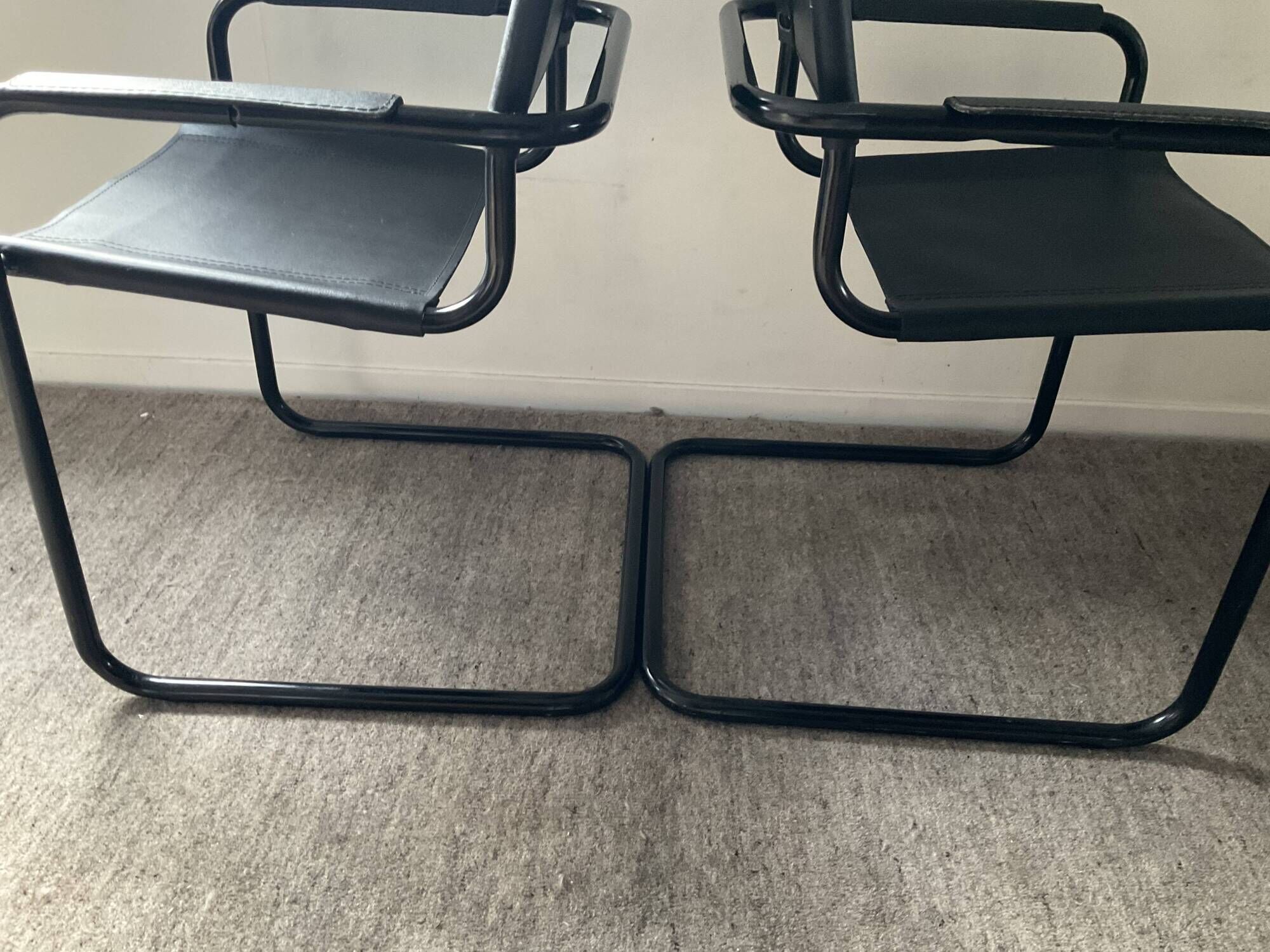 Pair of vintage Cantilever chairs from the 70s-80s