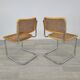 Chaises Cesca B32 design Marcel Breuer vintage