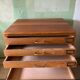 Old art school furniture with drawers