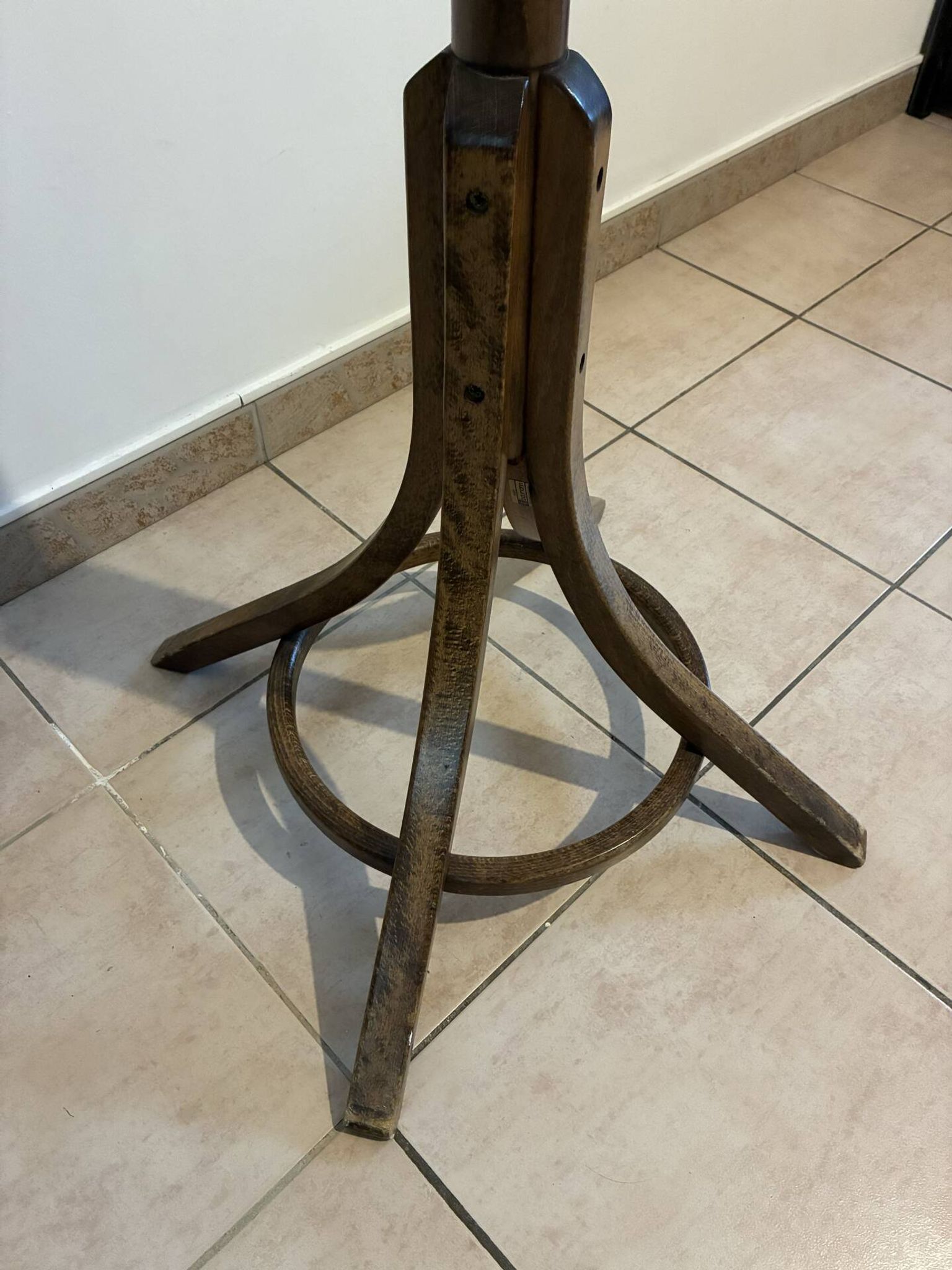 Vintage Baumann curved wood parrot coat rack – 1960s/70s