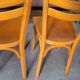 Series of 4 bistro chairs signed Baumann 1950 vintage