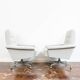 Vintage swivel armchairs, UP Závody, Czechoslovakia, 1970s, pair of 2