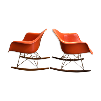 RAR rocking chair set by Charles and Ray Eames for Herman Miller