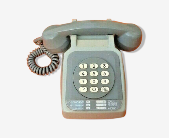 Téléphone à clavier vintage années 80 Socotel modèle s63 | Selency