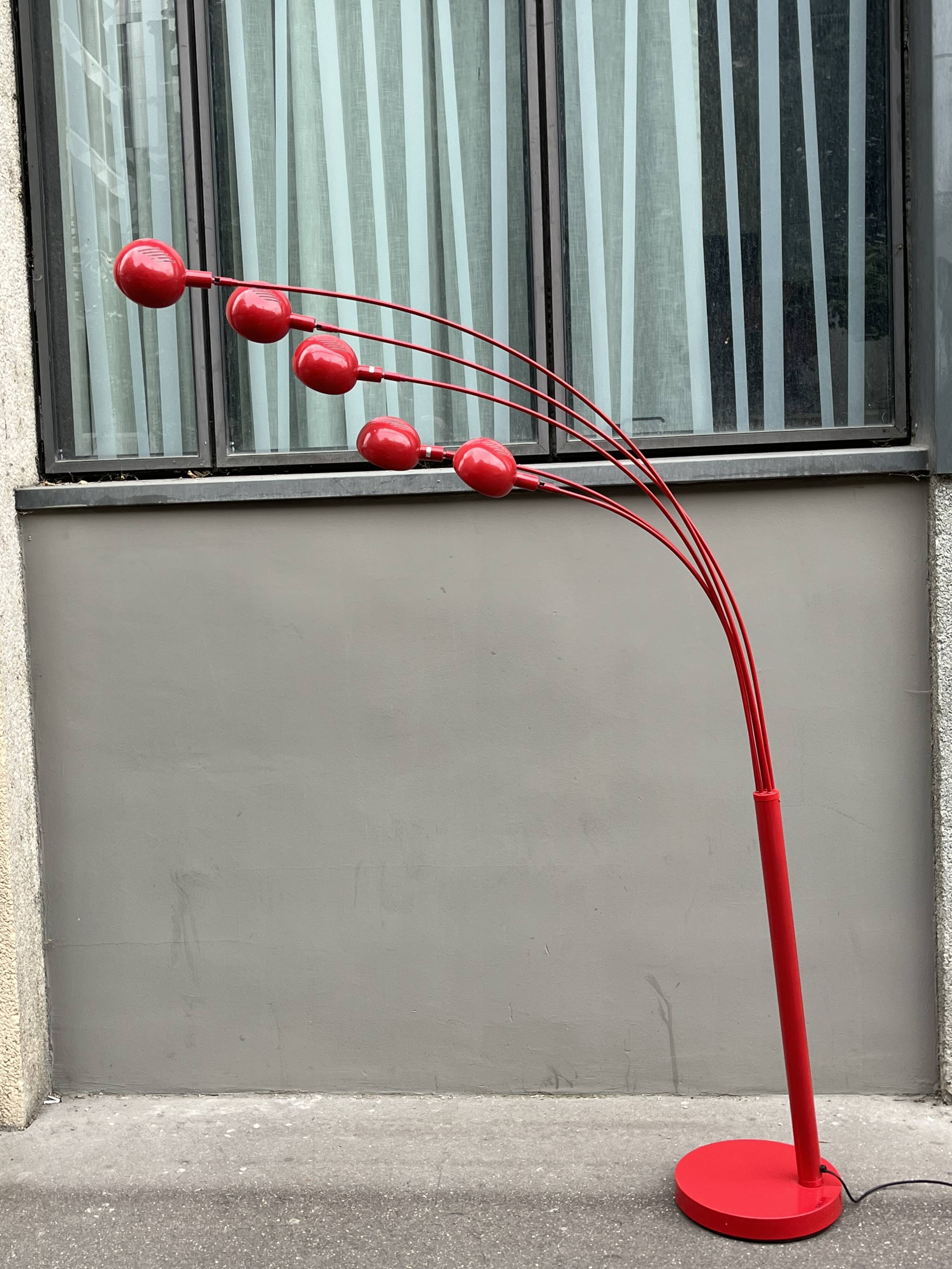 Large vintage 90s floor lamp
