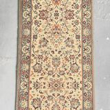 Vintage Beige Grey-Blue Runner Rug
