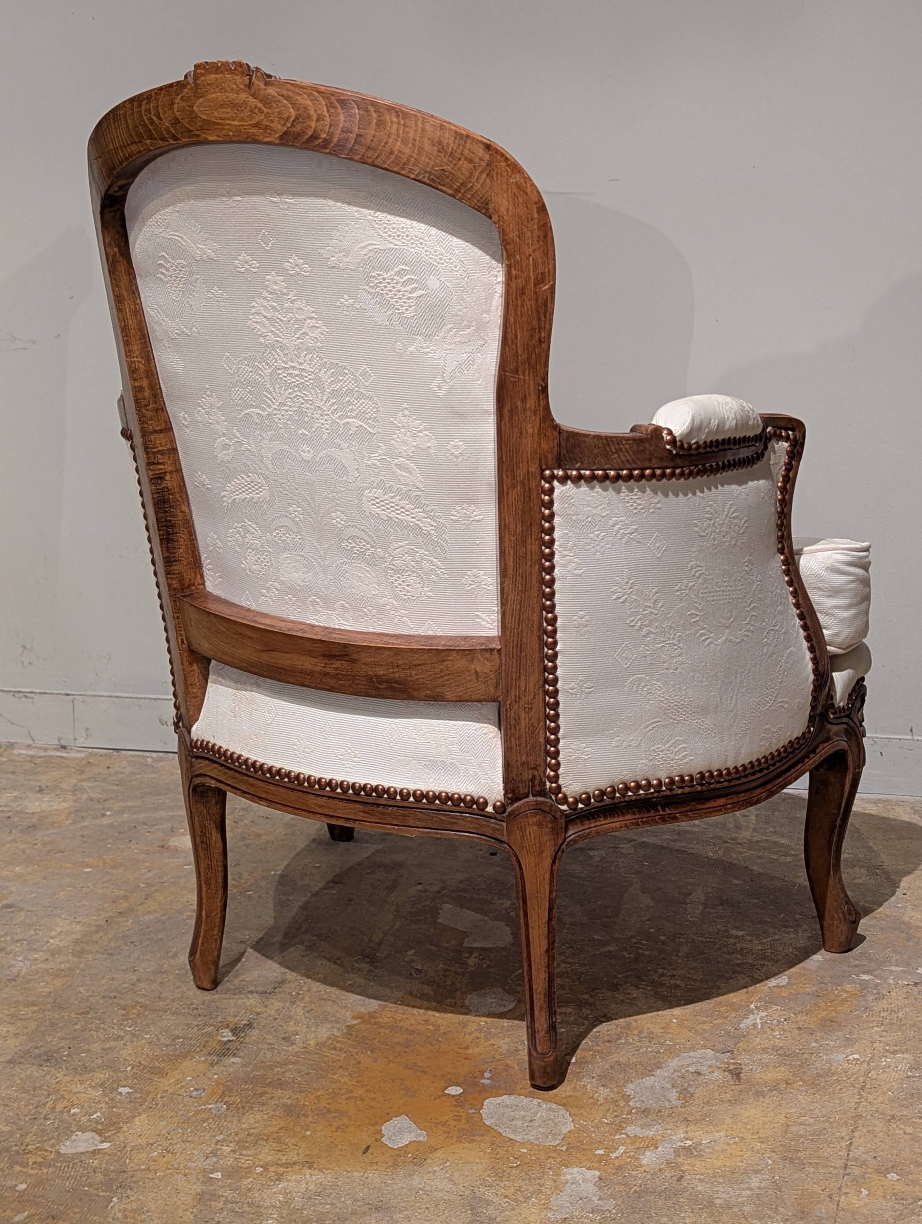 Paire de fauteuils bergères Louis XV